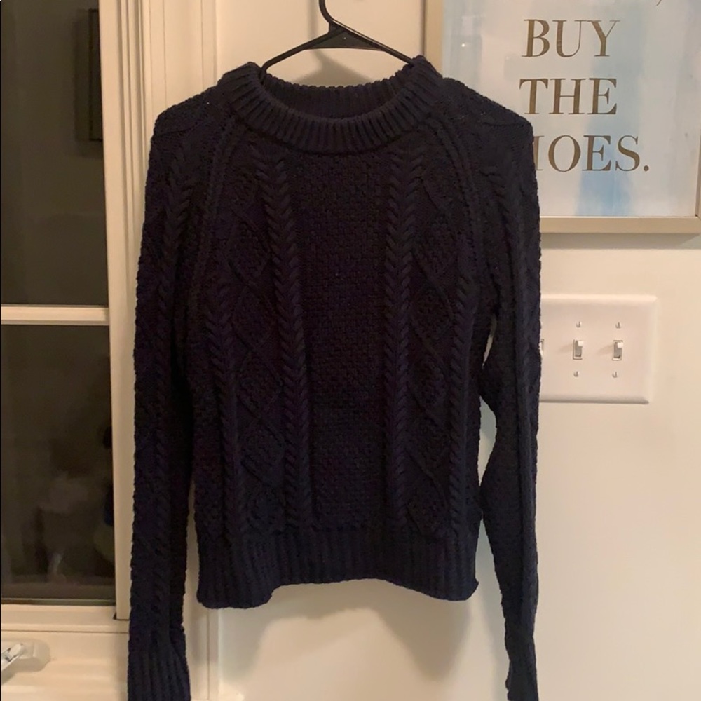 Women’s LLBean cotton fisherman sweater